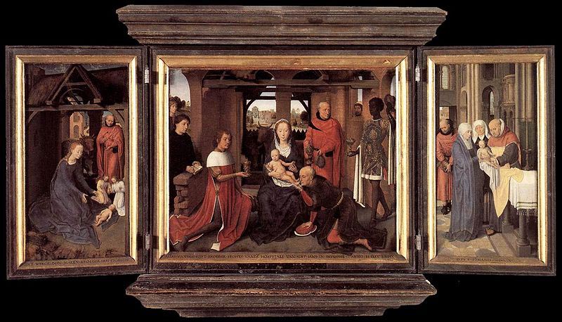 Hans Memling Triptych of Jan Floreins